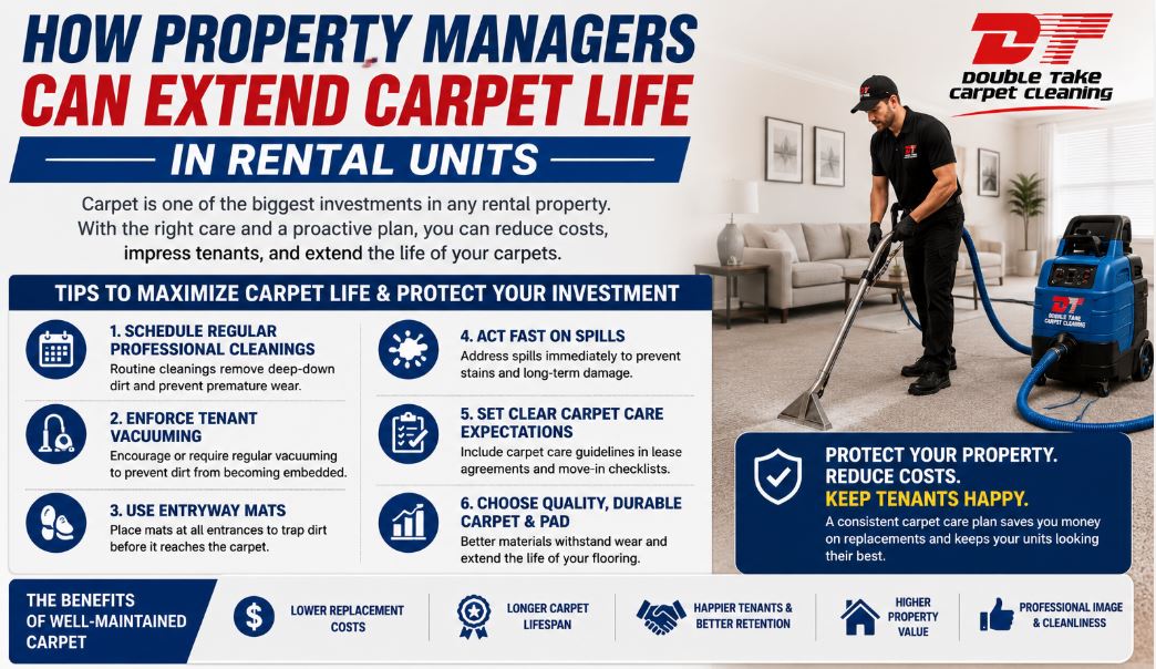 How Property Managers Can Extend Carpet Life in Rental Units