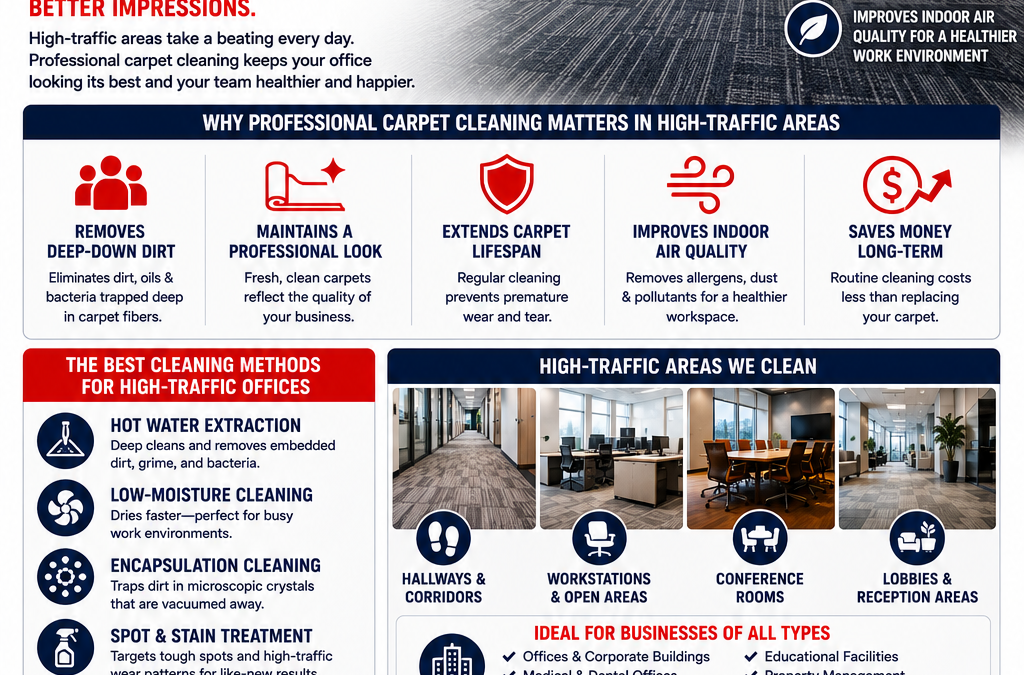 Best Carpet Cleaning for High-Traffic Office Areas