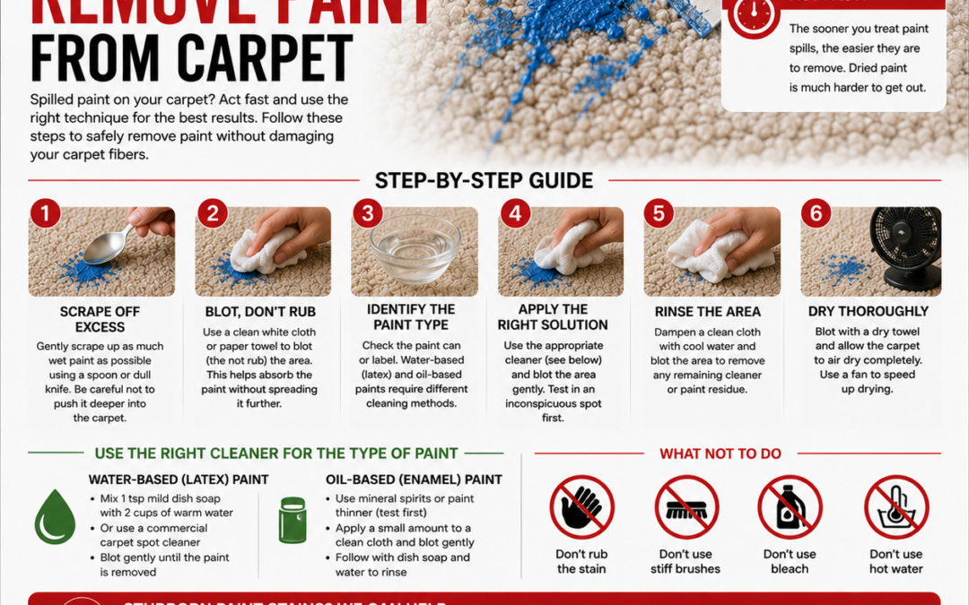 How to Remove Paint from Carpet