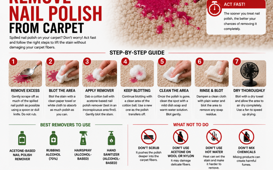 How to Remove Nail Polish from Carpet