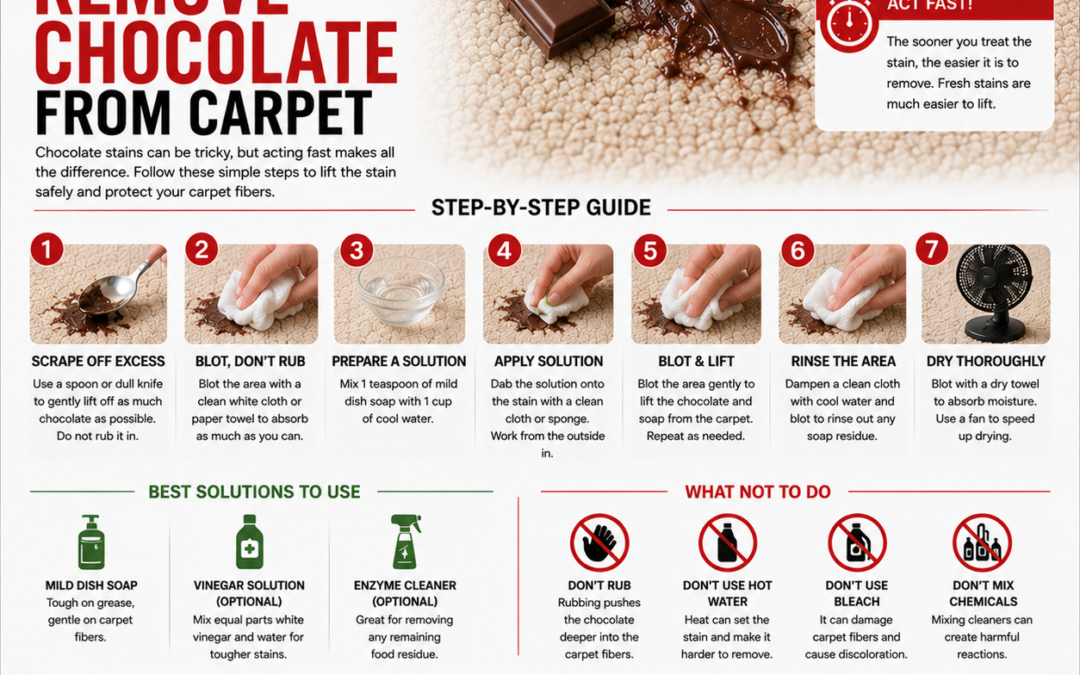 How to Remove Chocolate from Carpet