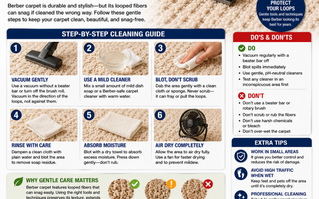 How to Clean Berber Carpet Without Snagging